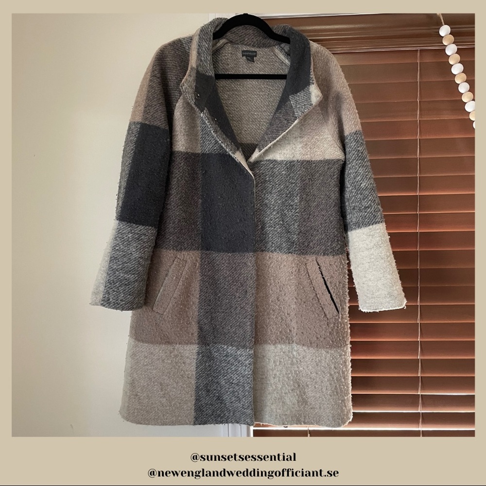 Paraphrase wool blend jacket, size medium